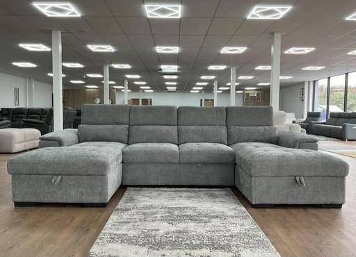 Buy & Sell Headcorn Maidstone - Photos for Alaya grey u shape sofa sofabed