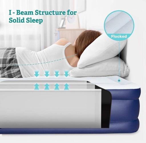 Buy & Sell Nine Elms South West London - Photos for Inflatable queen air bed with built-in pump