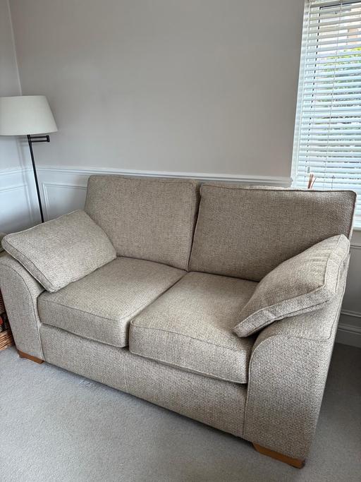 Buy & Sell Renhold Bedford - Photos for Next Oatmeal 2 Seater Sofas x2