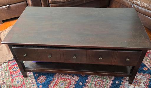 Buy & Sell Limehouse Tower Hamlets - East London - Photos for Mahogany Coffee Table with A Drawer