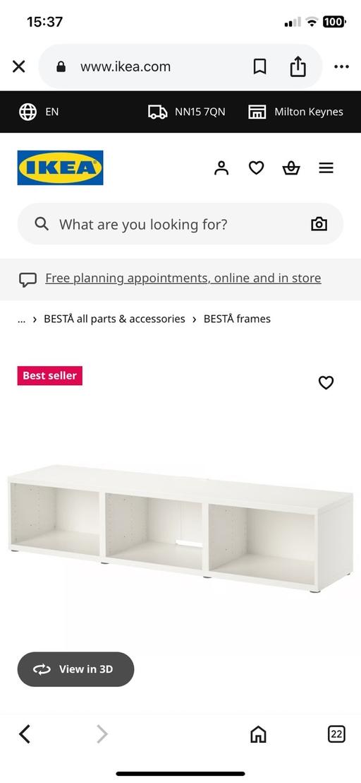 Buy & Sell Kettering North Northamptonshire - Photos for IKEA Besta TV Bench