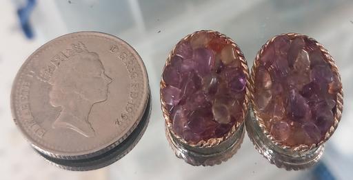 Buy & Sell Thatto Heath Saint Helens - Photos for Vintage semi precious amythest chip earrings