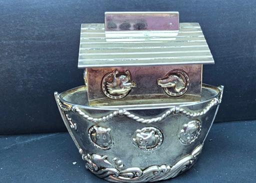 Buy & Sell Heath Hayes Cannock Chase - Photos for Vintage Silver Plated Nole Ark Boat Money Box