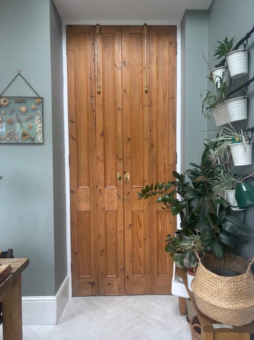 Buy & Sell Well Hall South East London - Photos for Tall full height solid wood fold back doors