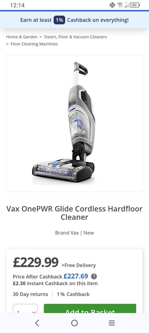 Buy & Sell Chelmsley Wood Solihull - Photos for vax power mop