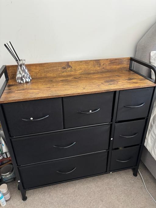 Buy & Sell Barking Barking and Dagenham - Photos for Chest of Drawers with 7 Drawers, Wooden Top