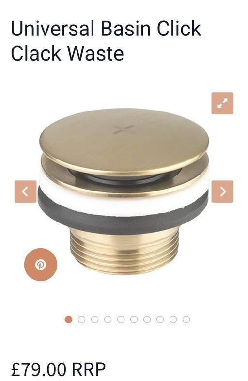 Buy & Sell Ilford Redbridge - Photos for Brand new boxed crosswater brushed brass basi