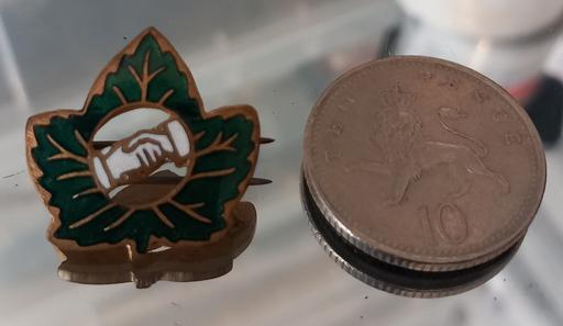 Buy & Sell Thatto Heath Saint Helens - Photos for vintage green ivy leaf handshake brooch