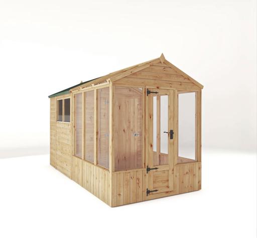 Buy & Sell Birmingham City Centre Birmingham - Photos for 12x6 Wooden Greenhouse with Shed