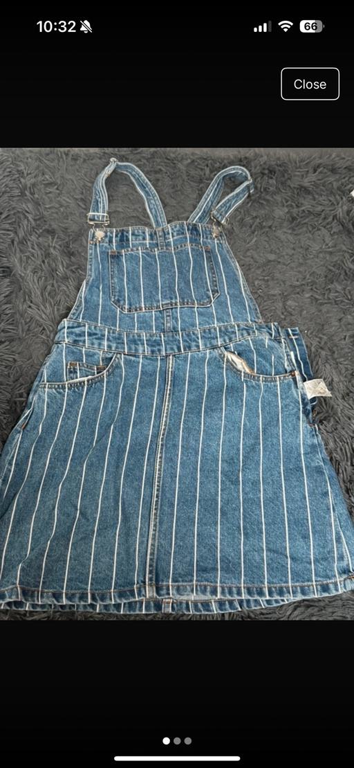 Buy & Sell Leeds City Centre Leeds - Photos for Striped denim dungaree dress