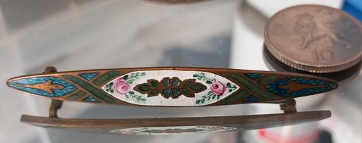Buy & Sell Thatto Heath Saint Helens - Photos for Antique art deco enamel & painted brooch