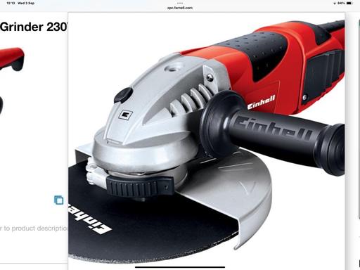 Buy & Sell Kings Norton Birmingham - Photos for Einhell 9 inch electric angle grinder