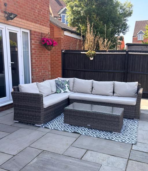 Buy & Sell Syston Charnwood - Photos for Rattan garden corner sofa