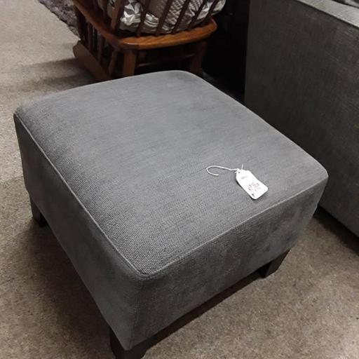 Buy & Sell Saint Pauls Trading Estate Tameside - Photos for Grey fabric IKEA footstool