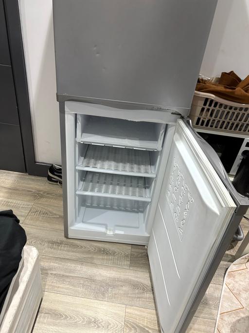 Buy & Sell Crouch End North London - Photos for Hotpoint Fridge Freezer Metallic Grey