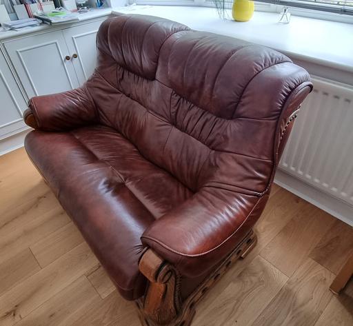 Buy & Sell Stoke Poges Buckinghamshire - Photos for Two seater leather sofa