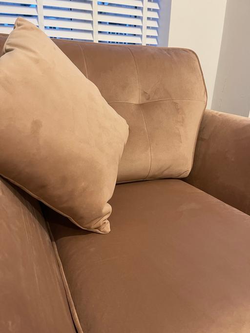 Buy & Sell Harrowden Bedford - Photos for NEW DFS Velvet Armchair (Blush)