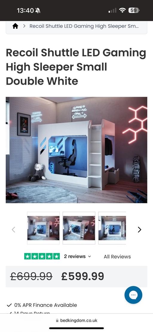 Buy & Sell Tulse Hill South East London - Photos for Gaming bed
