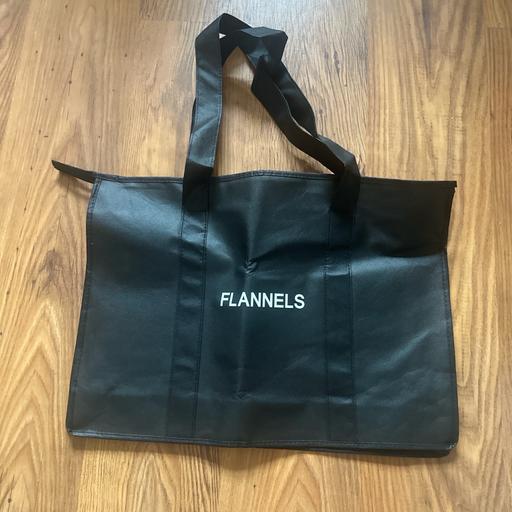Buy & Sell Atherton Wigan - Photos for Flannel Large Black Tote Bag
