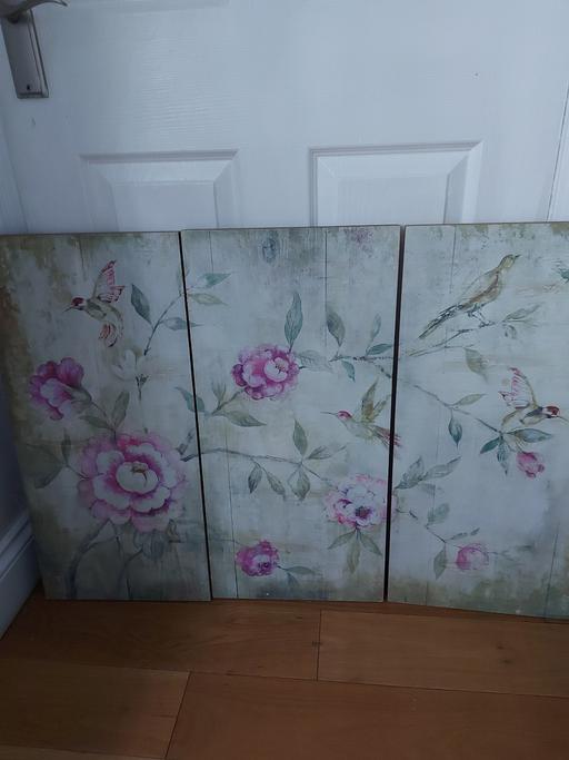 Buy & Sell Stirchley Birmingham - Photos for 3 pieace wooden art picture from Next