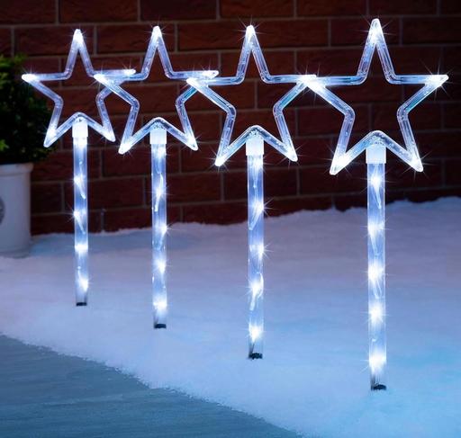 Buy & Sell Quedgeley Gloucester - Photos for 4x Christmas star Lights LED