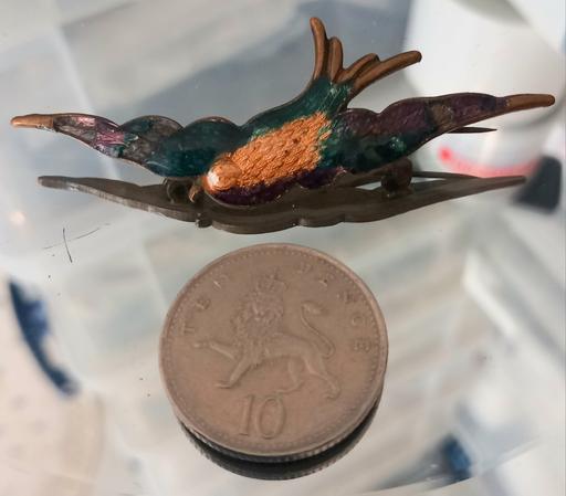 Buy & Sell Thatto Heath Saint Helens - Photos for Antique enamelled flying bird brooch
