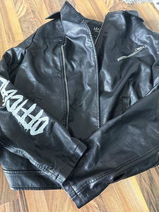 Buy & Sell Phipps Bridge Station Merton - Photos for Leather black biker jacket
