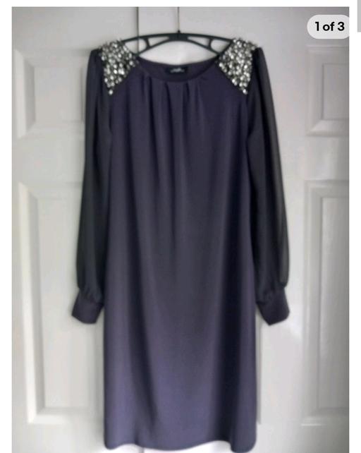 Buy & Sell Kirkstall Leeds - Photos for Wallis grey embellished dress size 14