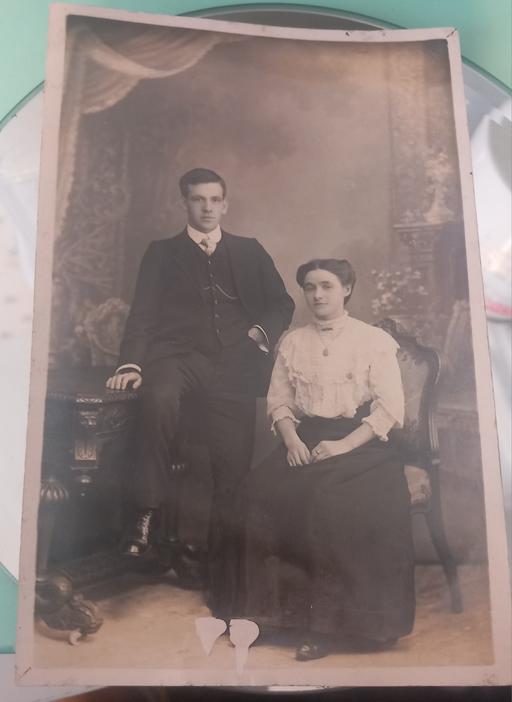 Buy & Sell Thatto Heath Saint Helens - Photos for Antique edwardian couple photo postcard