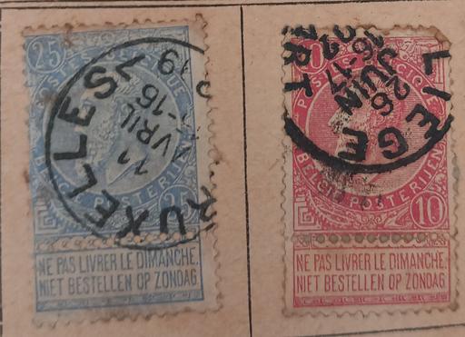Buy & Sell Thatto Heath Saint Helens - Photos for Antique 1916 & 1917/18 belgium postage stamps