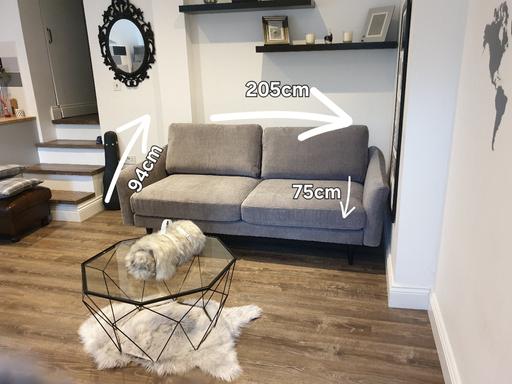 Buy & Sell West Thurrock Thurrock - Essex - Photos for Grey Sofa - 205cm x 95cm