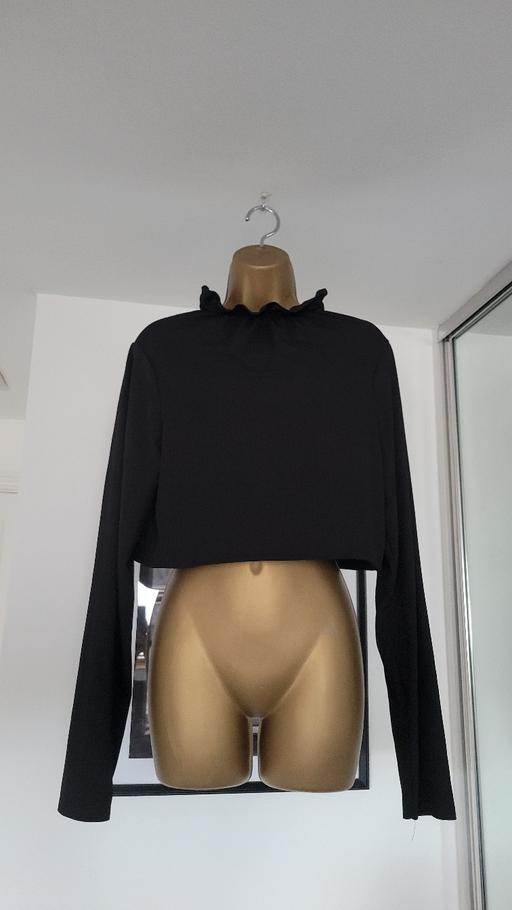 Buy & Sell Hadley Telford and Wrekin - Photos for Women Black Long Seeve Crop Top Size 14