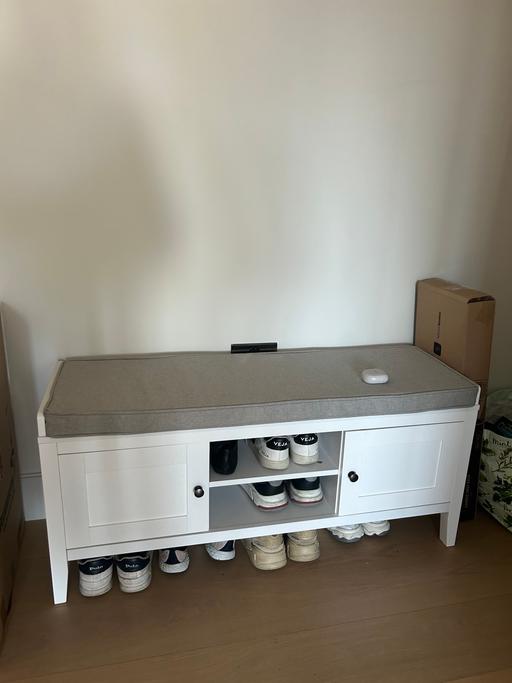 Buy & Sell Wembley Park North West London - Photos for Wooden shoe bench storage with a seat