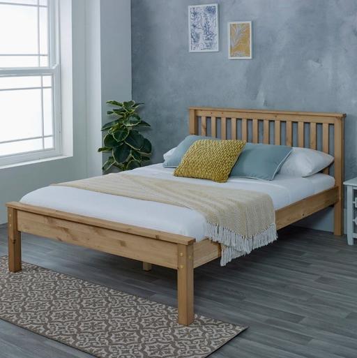 Buy & Sell Ladybarn Manchester - Photos for Fairlight Dorset King Size Bed In Waxed