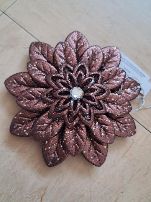 Buy & Sell Tividale Sandwell - Photos for brand new flower shaped Christmas decoration