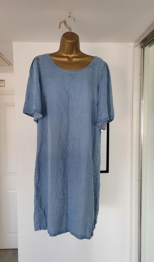 Buy & Sell Hadley Telford and Wrekin - Photos for Reserved Blue Denim Tshirt Dress Size 12