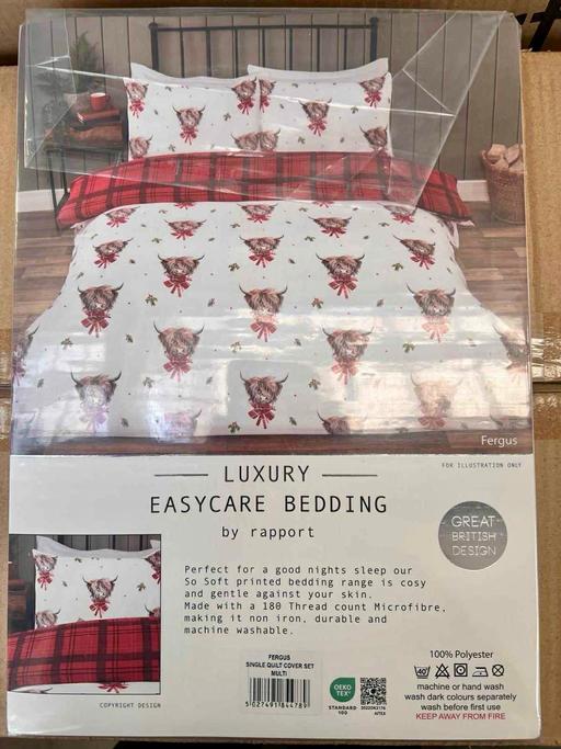 Buy & Sell Hillstown Bolsover - Photos for MacMoo Coo Highland Cow Duvet Set - Single