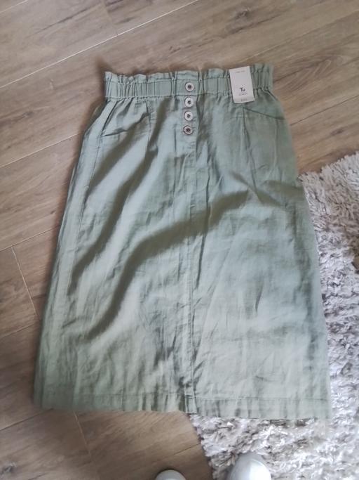 Buy & Sell Brierley Hill Dudley - Photos for size 14 linen skirt karki green colour /t.u