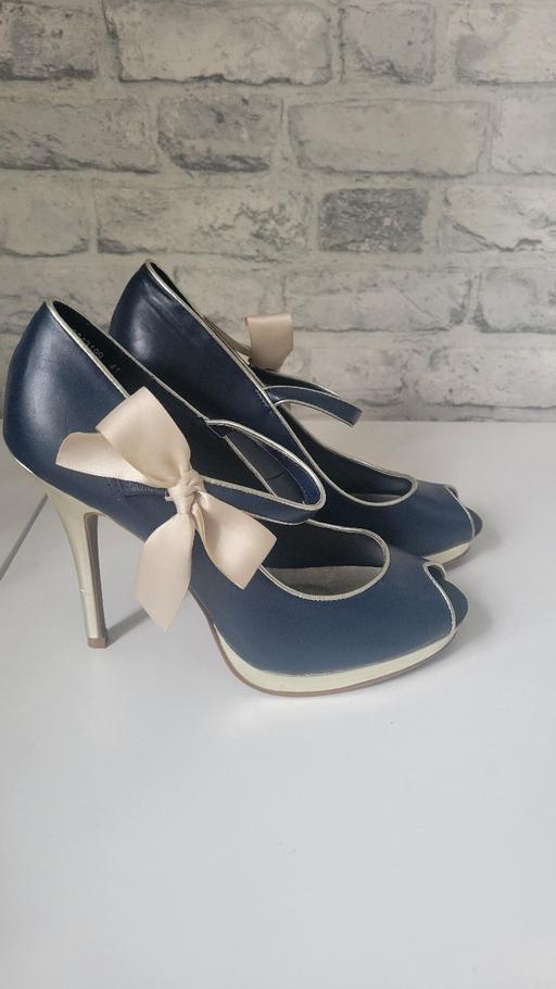 Buy & Sell Hadley Telford and Wrekin - Photos for New Look.Retro Navy Peep Toe High Heel Size7