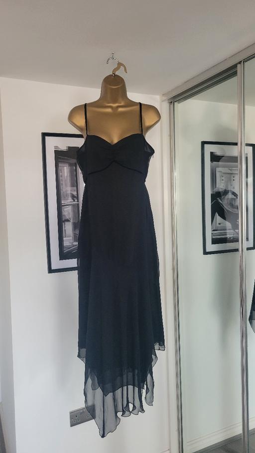 Buy & Sell Hadley Telford and Wrekin - Photos for Black Silk Chiffon Women Dress Size 40