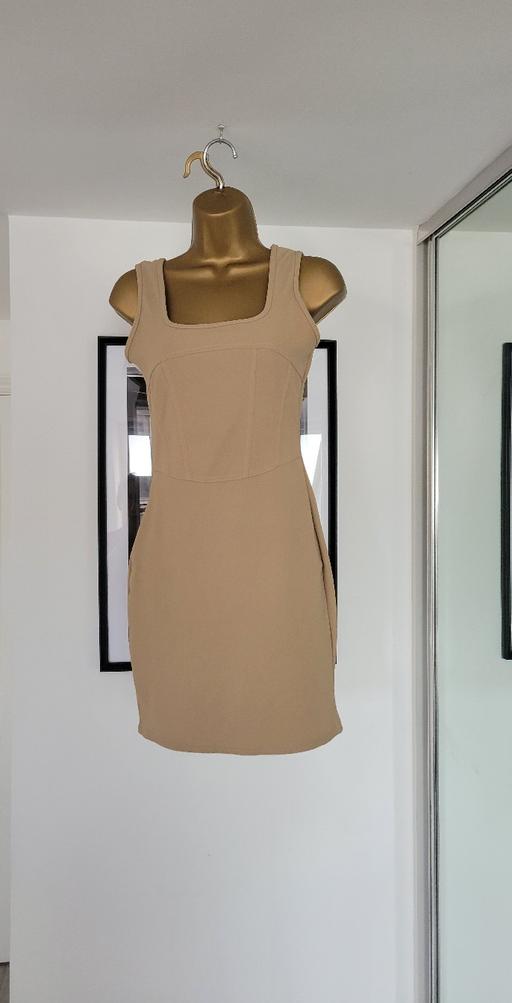 Buy & Sell Hadley Telford and Wrekin - Photos for Qed London BeigeBodyconMini Dress Size10