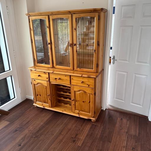 Buy & Sell Pavenham Bedford - Photos for Solid Pine Display Dresser (with wine rack)