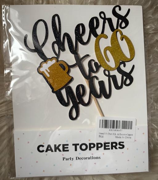 Classes Woodcross Wolverhampton - Photos for Cheers to 60 Years Cake Topper