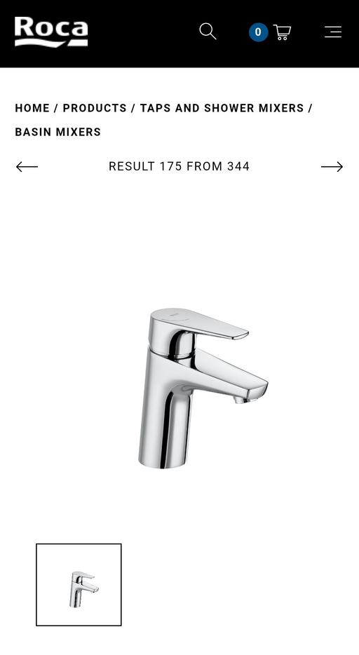Buy & Sell Little Ilford East London - Photos for Roca atlas square basin mixer