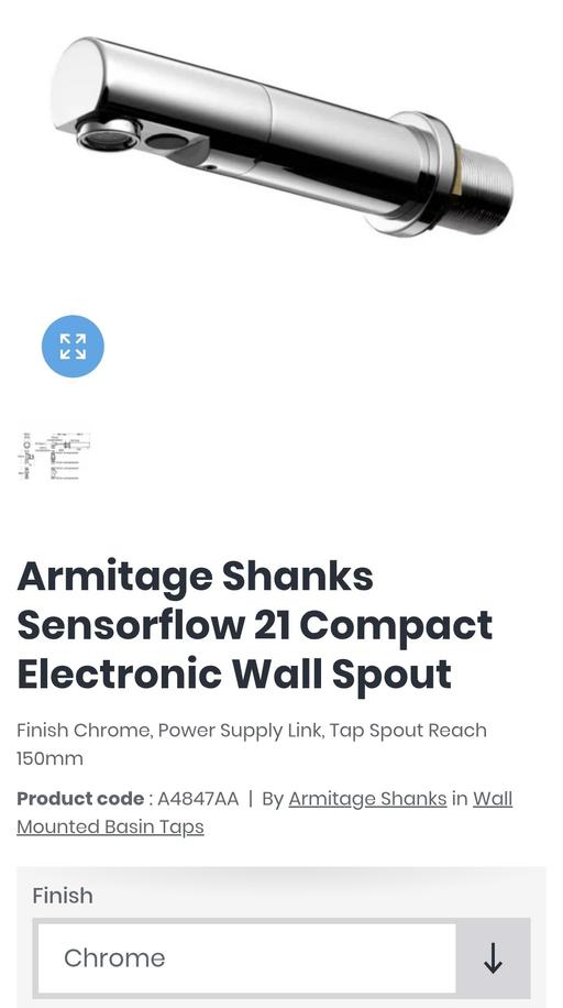 Buy & Sell Ilford Redbridge - Photos for Armitage Shanks Sensorflow 21 Compact Electro