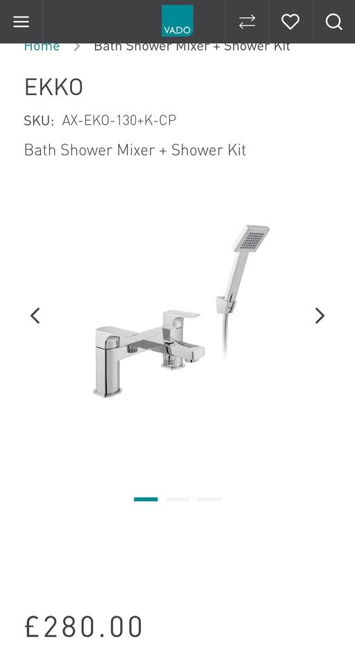 Buy & Sell Ilford Redbridge - Photos for Bath Shower Mixer + Shower Kit X2 Available £