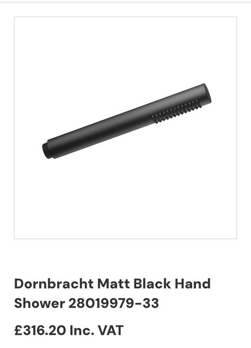 Buy & Sell Ilford Redbridge - Photos for Dornbracht Matt Black Hand Shower 28019979-33