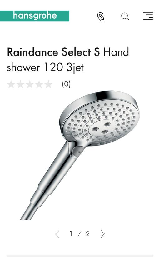 Buy & Sell Ilford Redbridge - Photos for Raindance Select S Hand shower 120 3jet