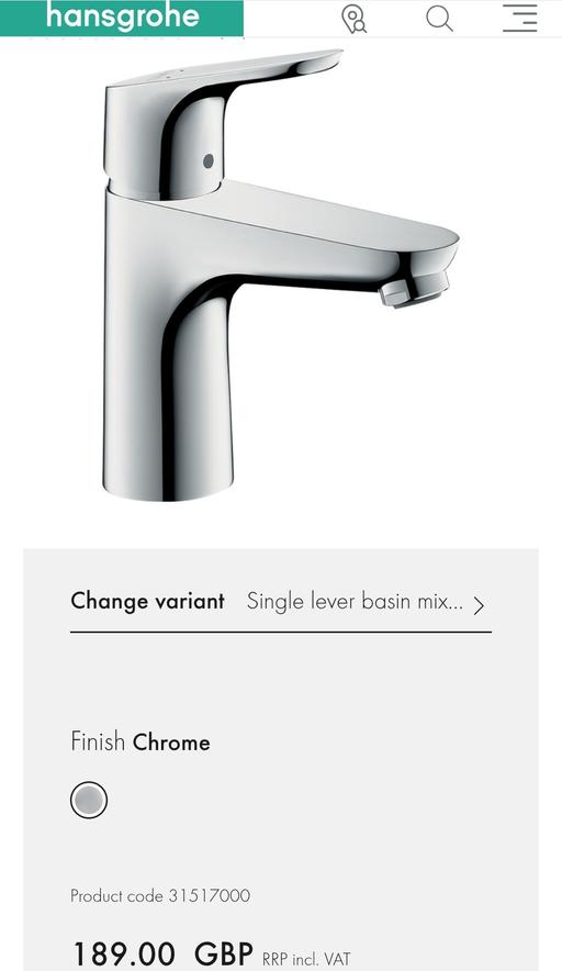 Buy & Sell Ilford Redbridge - Photos for Focus Single lever basin mixer 100 without wa