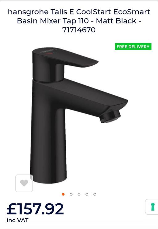 Buy & Sell Little Ilford East London - Photos for hansgrohe Talis E CoolStart EcoSmart Basin Mi